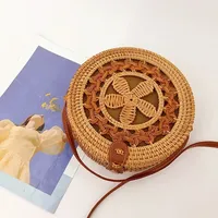 Square Round Multi-Style Straw Bag 2